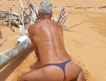 Ladysilva in Bikini on the Beach Very Sexy Her Hot Ass