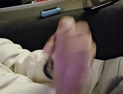 Cumming From My Huge Cock