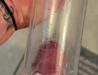 Pumping up Penis