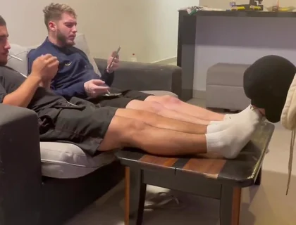 Masters dirty stinky socks licking