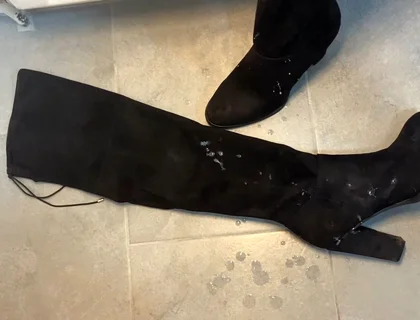 Cum on Step Moms High Heels