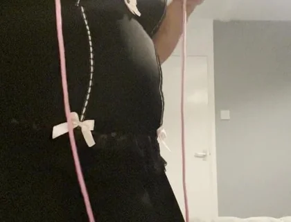 Cock and Ball Bondage with Sissyfication