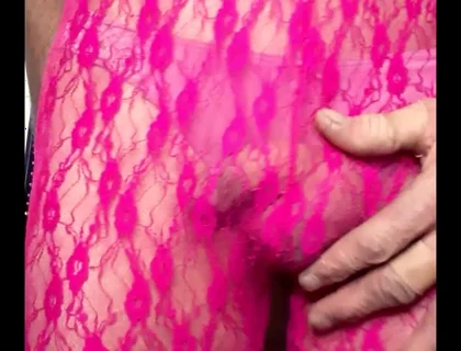 Cdmichelle Wearing Sexy Pink Legging