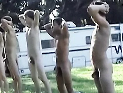 Alex Dade Chas Kramer And Their Pals Labor At The Camp Completely