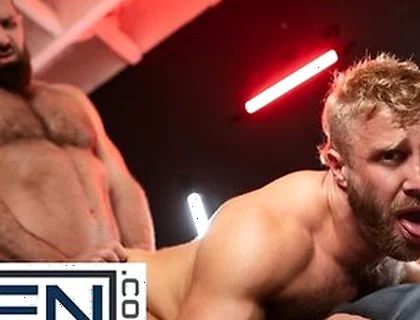 Men - Chuck Conrad Grips Mateo Tomas In His Powerful Arms And He Leads Him To His Cock