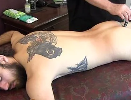 Horny Masseur Cant Resist Devouring Leeroys Cock And Asshole