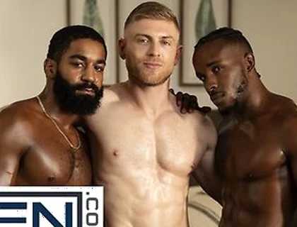 Shadow And Pheonix M. Fellington Take Turns Fucking Matthew Elliss Ass Hard