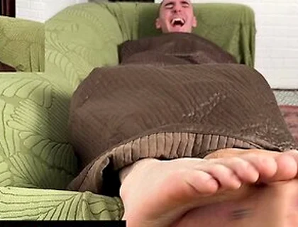 Spiritmonkey Giggles While Matt Enjoys Tickling His Feet