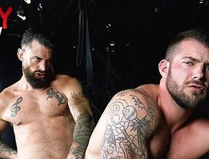 Hunk Tryp Bates Takes Alpha Wolfes Raw Cock Inside His Ass