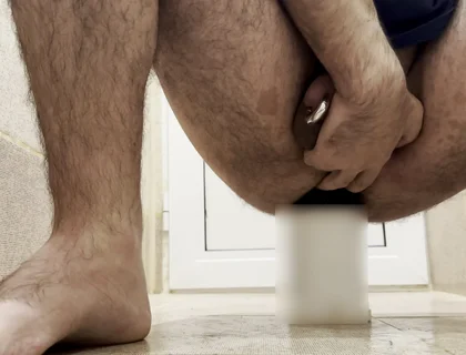 First Time Pierced Cock Anal Masturmation but Plug 6.5