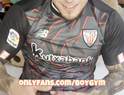 Football Player No Hands Cum