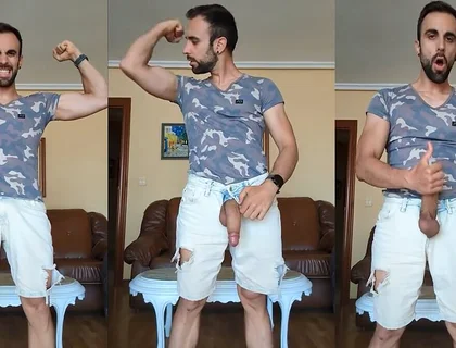Jerking off and Cumming Over My Pants