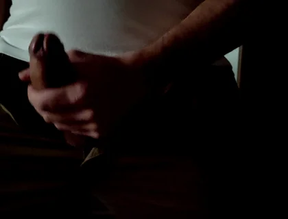 Daddy Is Shameless When He's Home Alone and Cums on His Clothes