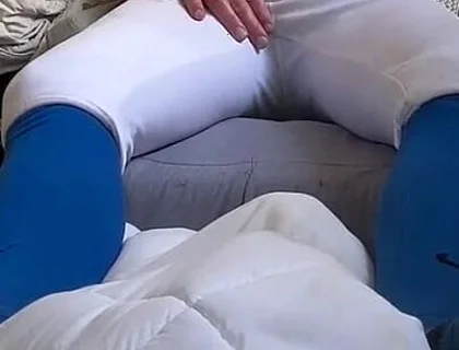 Alpha Baseball Player Jockdad87 Shoots a His Jock Cum in His Blue Gear