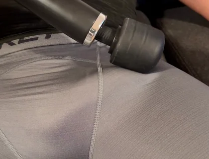Guess What Daddy Dreaming About When His Cock Hardens Under the Vibration From Massage Machine and Makes It Cum - John Delove
