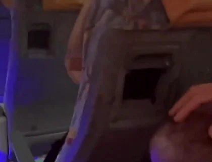 Blowjob From a Stranger on the Bus and a Huge Cumshot in a Hotel