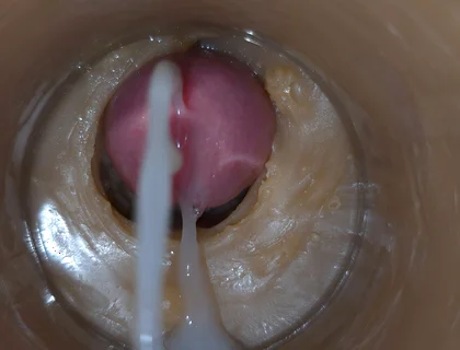 Precum Squirting in My Pussy Toy Camera in Vagina 4K. Extreme Close up!