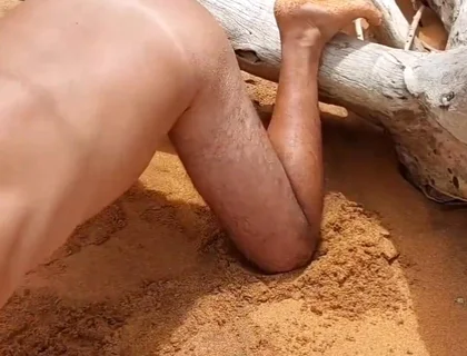 Ladysilva Showing off Her Tanned Butt with a Very Sexy Tan Line on the Beach