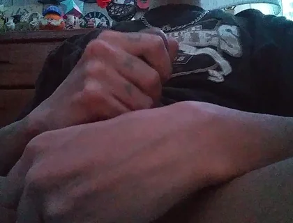 Close-up Masturbation of Stiff Cock by Kingspade