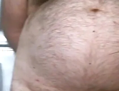 Coach Karl Belly and Nipple Rub