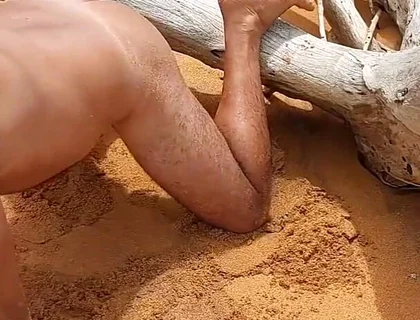 Ladysilva Showing off Her Tanned Butt with a Very Sexy Tan Line on the Beach