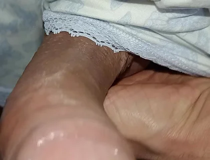 Big Cock and Venoza, Intense Masturbation in Pajamas, Submissive POV