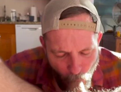 Sucking Off A Handsome Hairy Friend