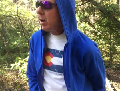 Adam Kaye Jacks off in the Mountains