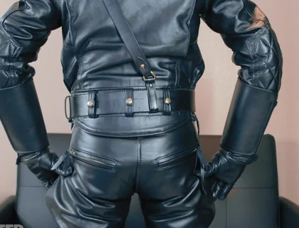 Leather Uniform Close up [alternate Take]