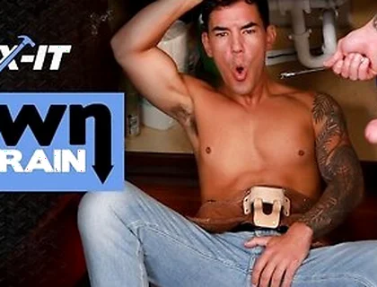 Sexy Mr.fix It Flip Fucks Bubble Butt Jock - Trevor Brooks