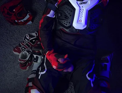 Horny Biker Plays with His Dick