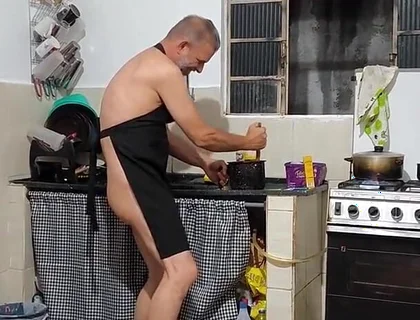 Hot Mature Man Showing off Naked