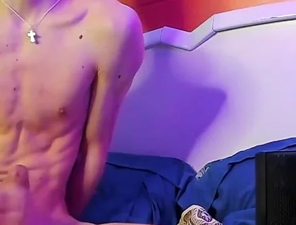 Teen Cums a Lot From a Vibrator in the Ass