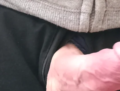 Big Uncut Cock Growing, Wanking, Edging, Cumming