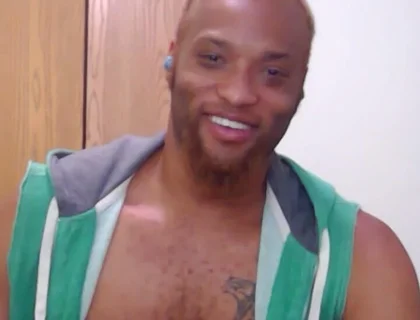 Jerking off in My Green Vest for a Friend