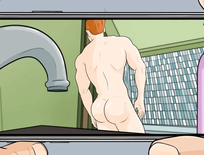 Connor's Video Call Tease with His Bubble Butt