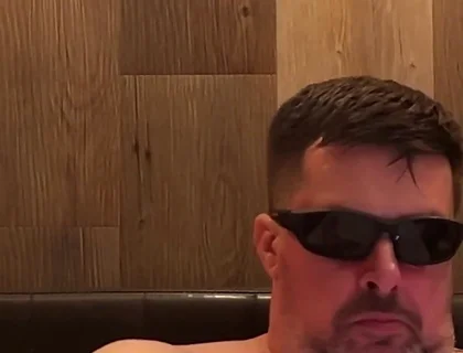 On the Bed Having a Wank