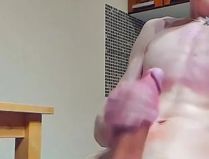 My leg is in cum again