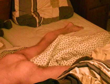 Naked Bed Hump Masturbation