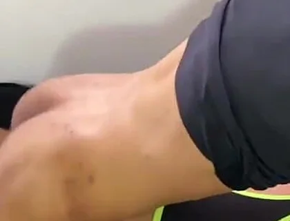 Slave fucked in jockstrap