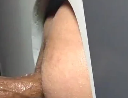 Creampied in gloryholes by Viktor Rom in Barcelona