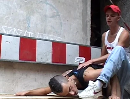 White Nikes Scally Fucker