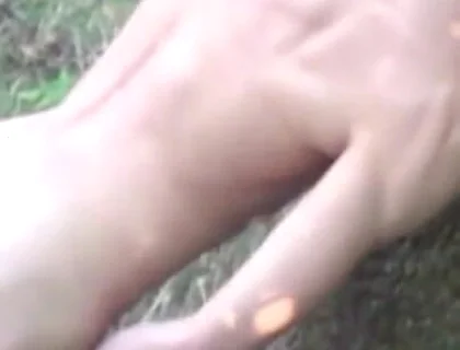 Twink fucked sexy straight boy in cruising forest outdoor