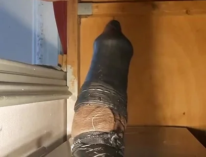 Dildo Diameters 10cm in Dilated Ass