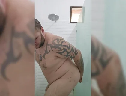Jimbob Soapy Shower Dildo Riding