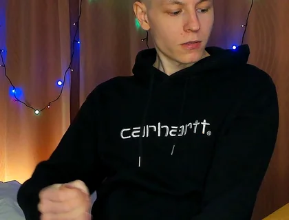 Young Stud's Ecstatic Cum-filled Finish